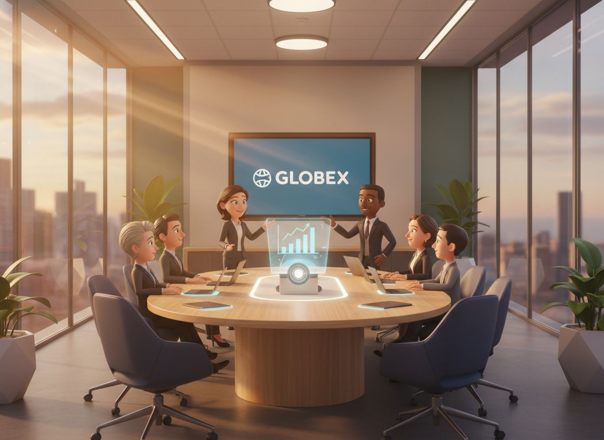 A professional office or meeting room