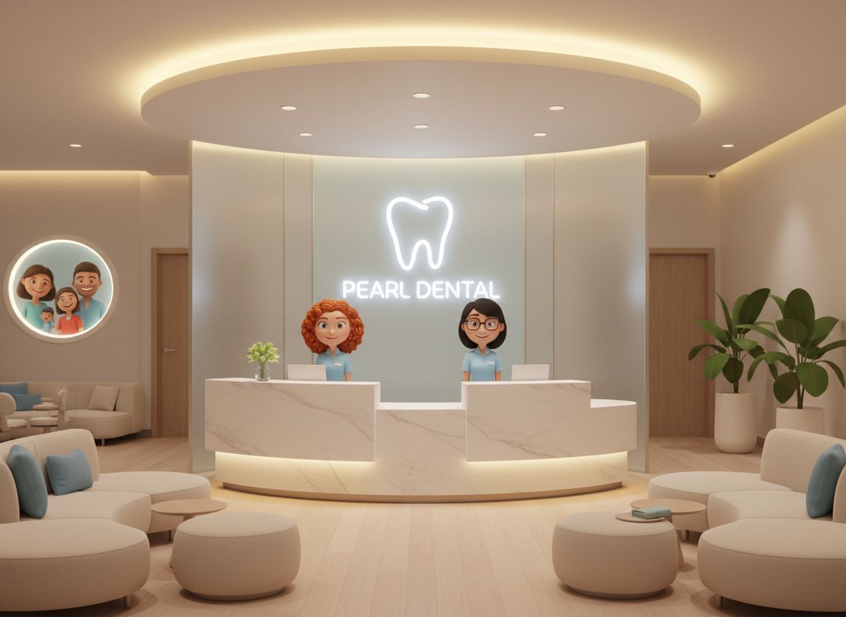 A modern dental practice reception or treatment room