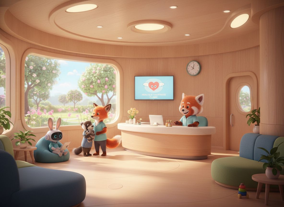 A veterinary practice exterior or reception area